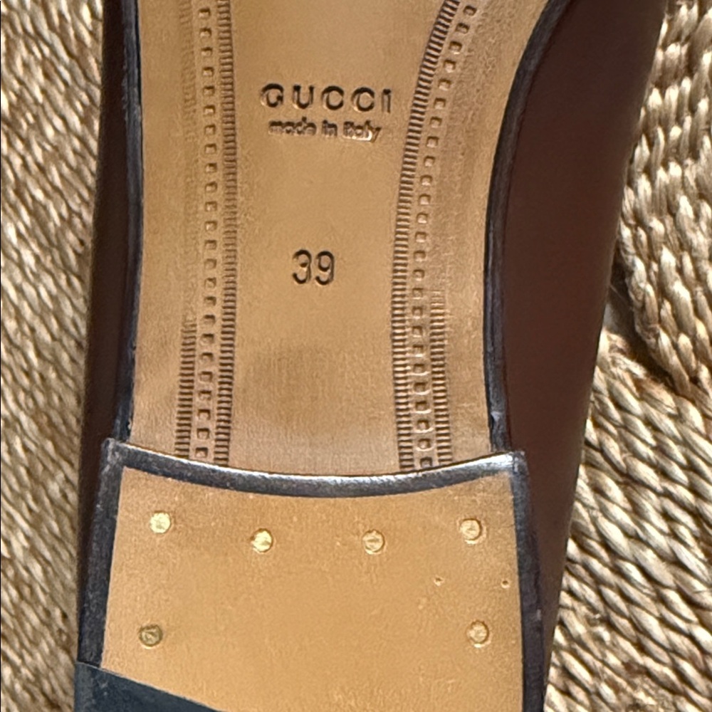 Gucci Jordaan Loafer in Dark Brown New with Box - Picture 10 of 12